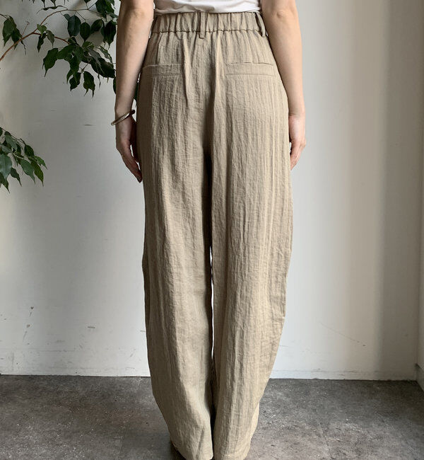  「【WEB限定】リネンライクバルーンパンツ」|チノ|