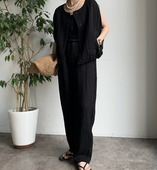  「【WEB限定】リネンライクバルーンパンツ」|チノ|