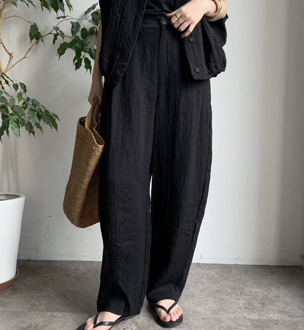  「【WEB限定】リネンライクバルーンパンツ」|チノ|