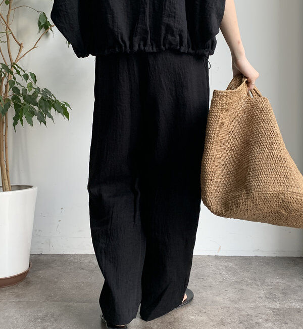  「【WEB限定】リネンライクバルーンパンツ」|チノ|