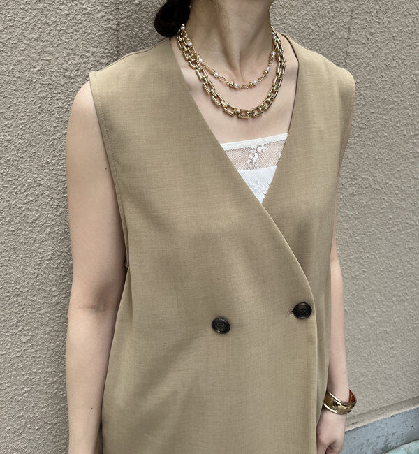  「【WEB限定】接触冷感ベスト」|ベスト・ジレ|