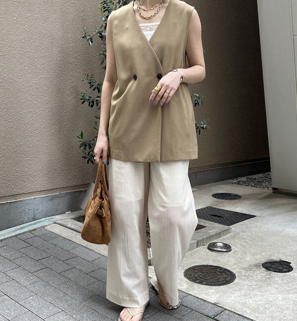  「【WEB限定】接触冷感ベスト」|ベスト・ジレ|