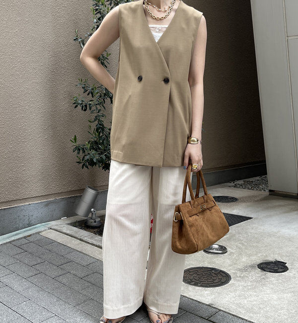  「【WEB限定】接触冷感ベスト」|ベスト・ジレ|