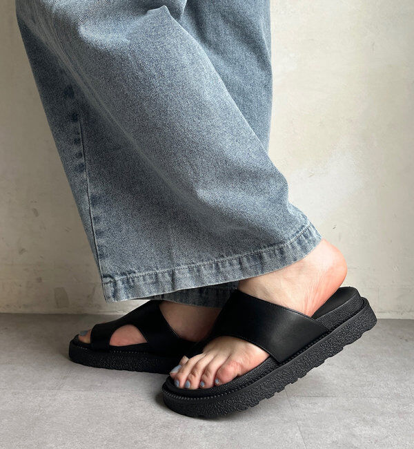  「【WEB限定】トングサンダル」|サンダル|