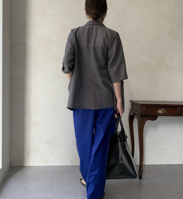  「【WEB限定】ランダムタックパンツ」|チノ|