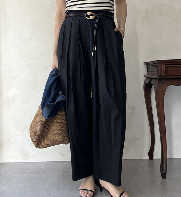  「【WEB限定】ランダムタックパンツ」|チノ|