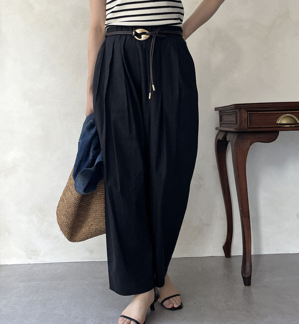  「【WEB限定】ランダムタックパンツ」|チノ|