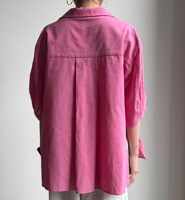  「【WEB限定】襟付スキッパーシャツ」|シャツ・ブラウス|