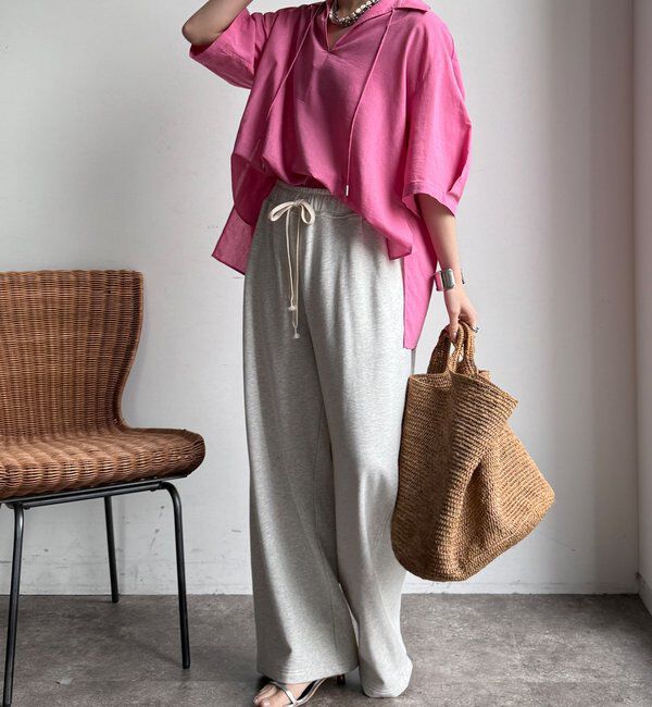  「【WEB限定】襟付スキッパーシャツ」|シャツ・ブラウス|