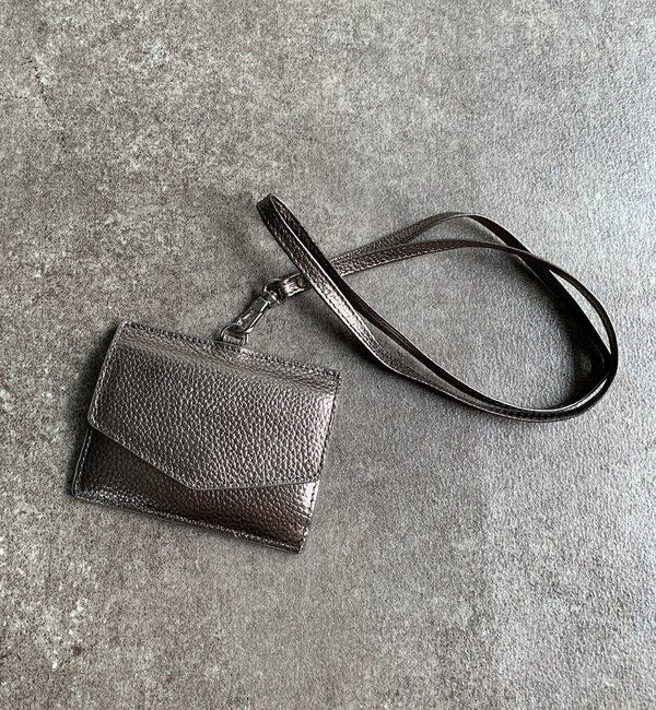  「【WEB限定】本革カード/コインショルダーケース」|その他|シルバー