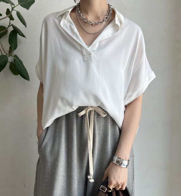  「リヨセルツイルスキッパーシャツ」|シャツ・ブラウス|