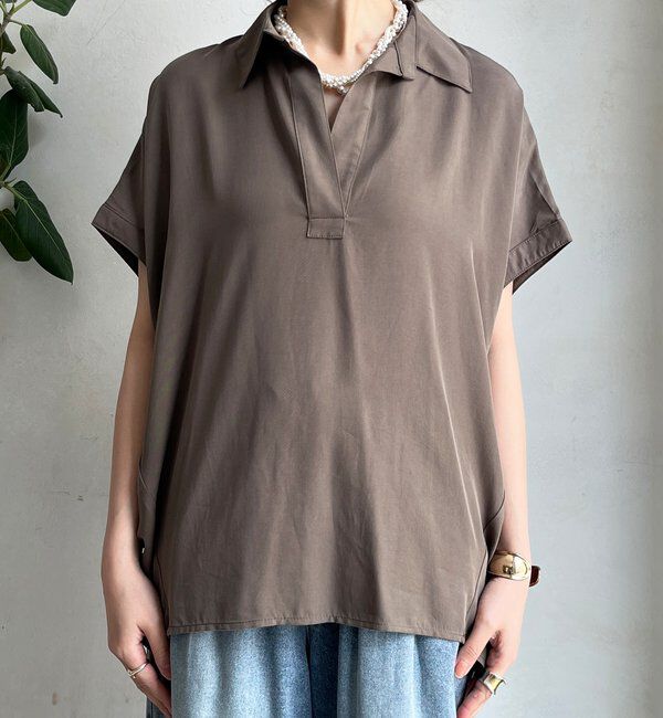  「リヨセルツイルスキッパーシャツ」|シャツ・ブラウス|