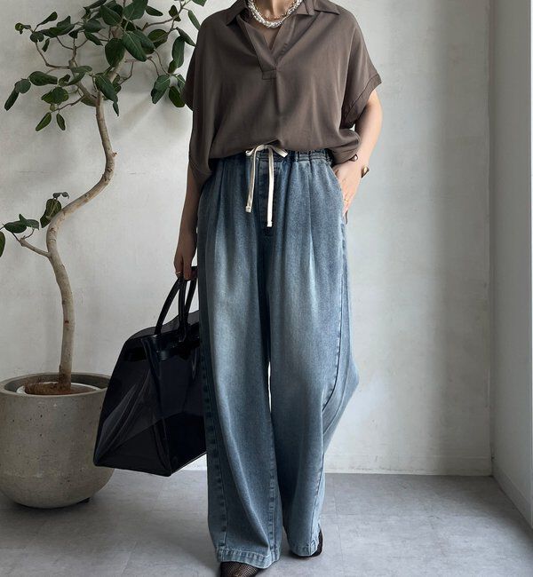  「リヨセルツイルスキッパーシャツ」|シャツ・ブラウス|