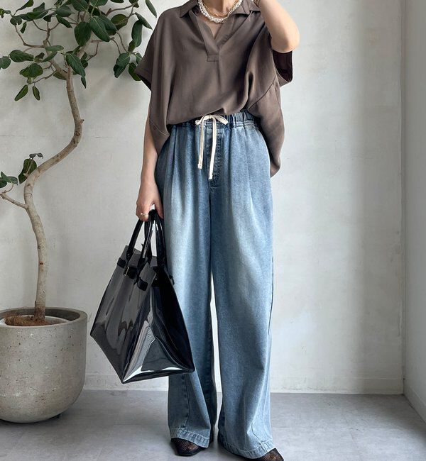  「リヨセルツイルスキッパーシャツ」|シャツ・ブラウス|