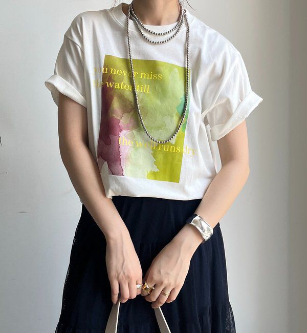  「【WEB限定】ロゴペイントTEE」|Tシャツ・カットソー|