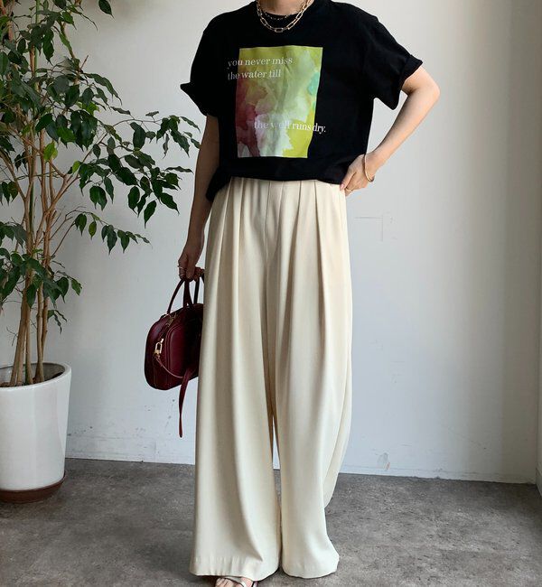  「【WEB限定】ロゴペイントTEE」|Tシャツ・カットソー|