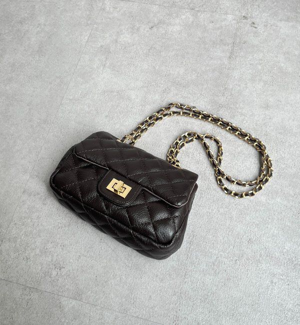  「キルティングレザーショルダー」|トートバッグ|