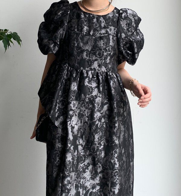  「【オケージョン対応】【WEB限定】ジャガードドレス」|ドレス|