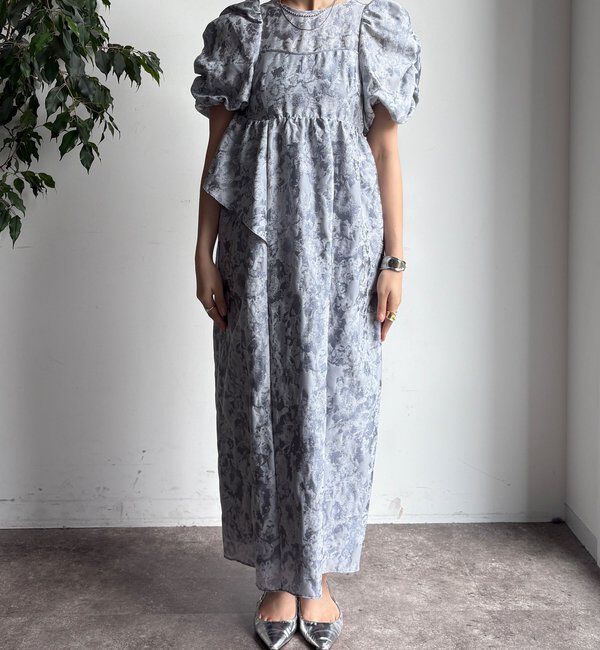  「【オケージョン対応】【WEB限定】ジャガードドレス」|ドレス|