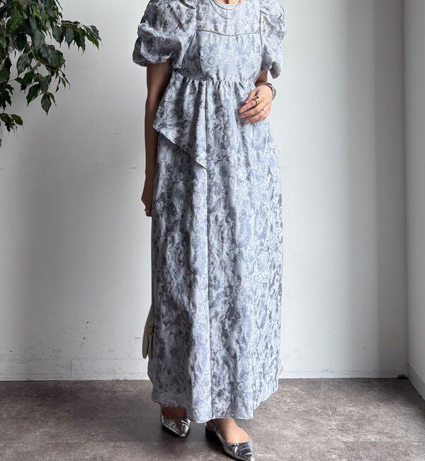  「【オケージョン対応】【WEB限定】ジャガードドレス」|ドレス|