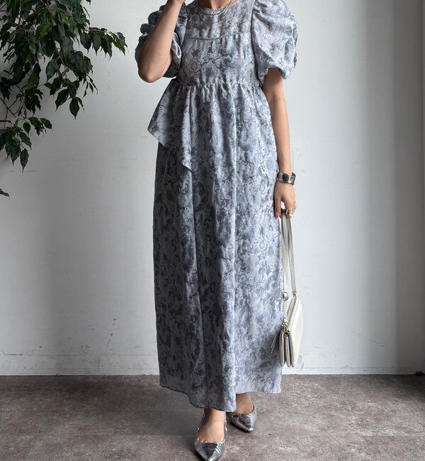  「【オケージョン対応】【WEB限定】ジャガードドレス」|ドレス|