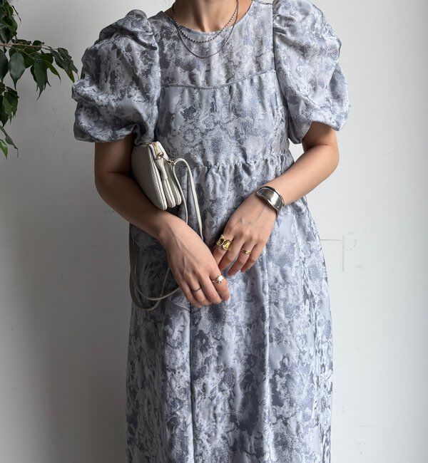  「【オケージョン対応】【WEB限定】ジャガードドレス」|ドレス|