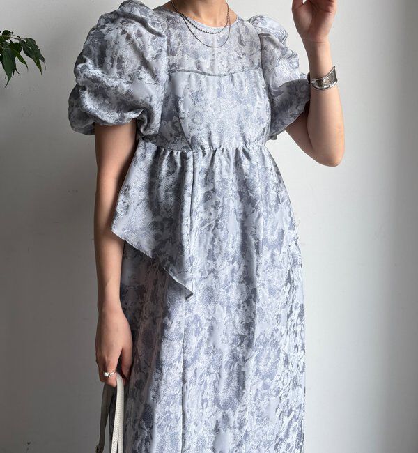  「【オケージョン対応】【WEB限定】ジャガードドレス」|ドレス|