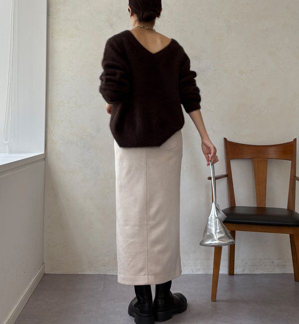  「【WEB限定】スエードポンチスカート」|スカート|