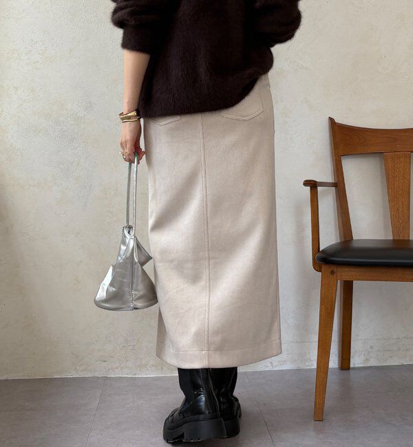  「【WEB限定】スエードポンチスカート」|スカート|