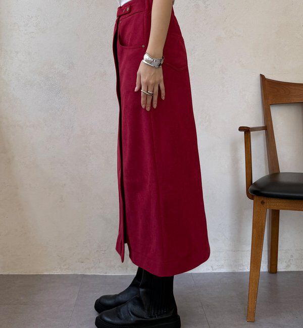  「【WEB限定】スエードポンチスカート」|スカート|