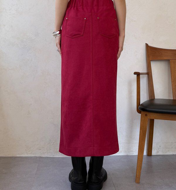  「【WEB限定】スエードポンチスカート」|スカート|