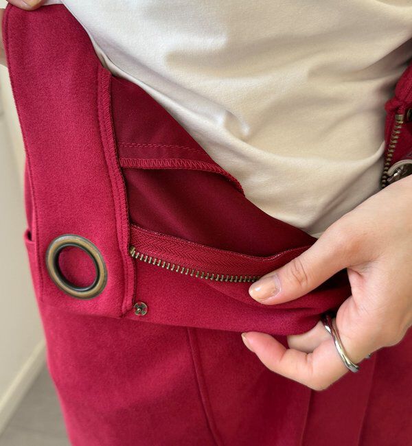  「【WEB限定】スエードポンチスカート」|スカート|