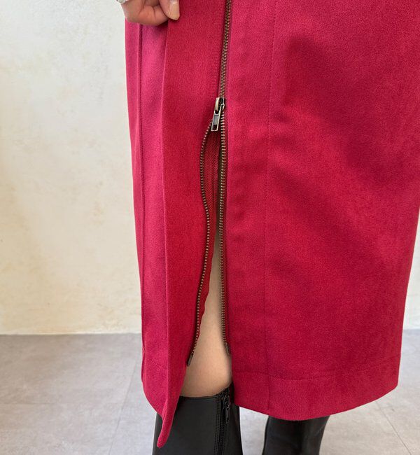  「【WEB限定】スエードポンチスカート」|スカート|