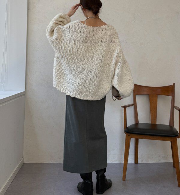  「【WEB限定】スエードポンチスカート」|スカート|