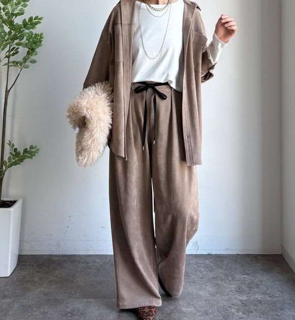  「【WEB限定】ウォームルーズロンTEE」|Tシャツ・カットソー|