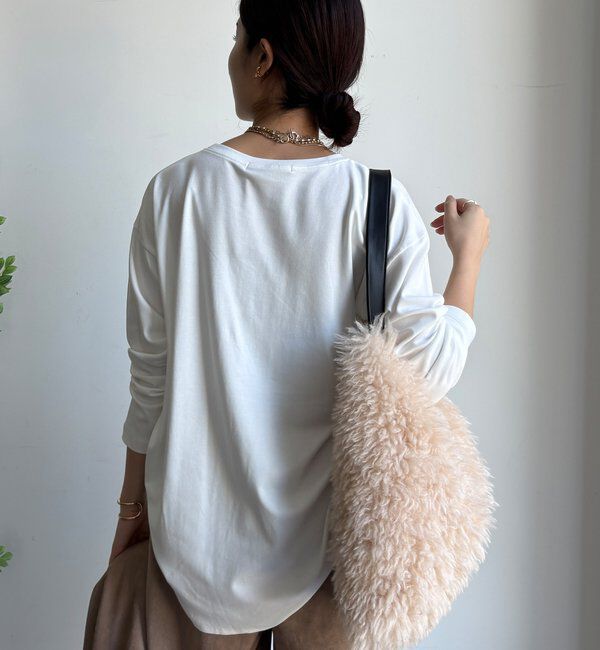  「【WEB限定】ウォームルーズロンTEE」|Tシャツ・カットソー|