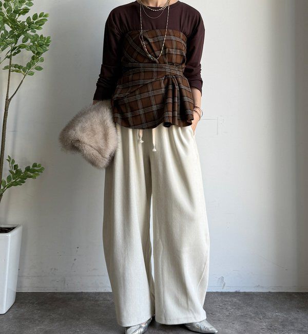  「【WEB限定】ウォームルーズロンTEE」|Tシャツ・カットソー|