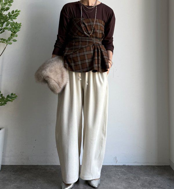  「【WEB限定】ウォームルーズロンTEE」|Tシャツ・カットソー|