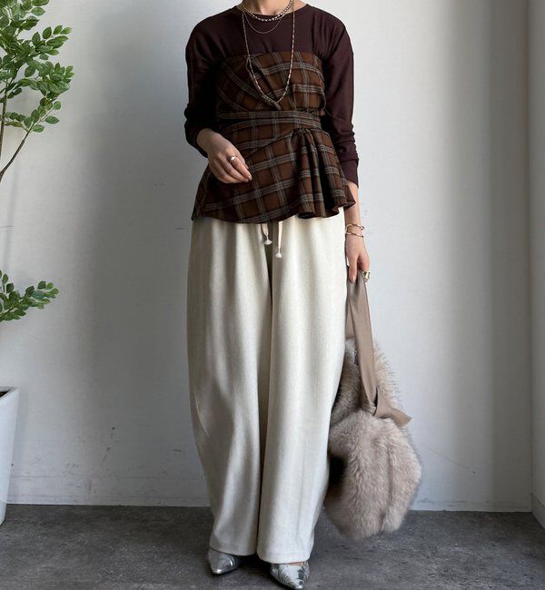  「【WEB限定】ウォームルーズロンTEE」|Tシャツ・カットソー|