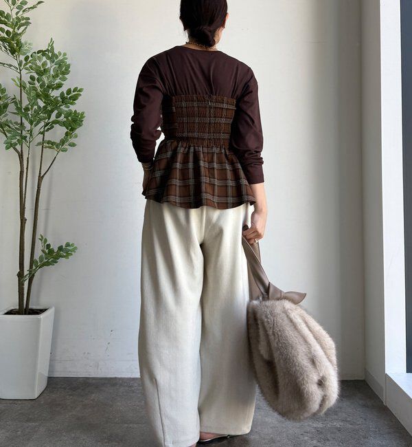  「【WEB限定】ウォームルーズロンTEE」|Tシャツ・カットソー|