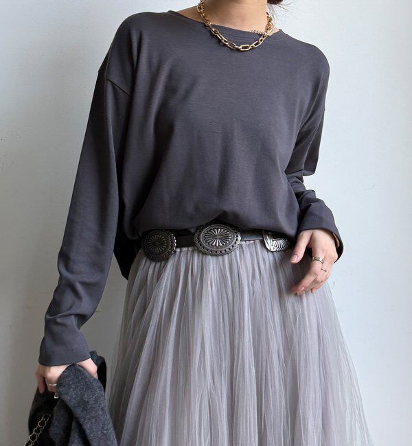  「【WEB限定】ウォームルーズロンTEE」|Tシャツ・カットソー|