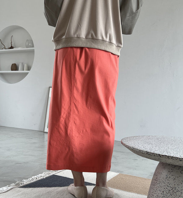  「《オールシーズン着まわせる》ストレッチナロースカート」|スカート|