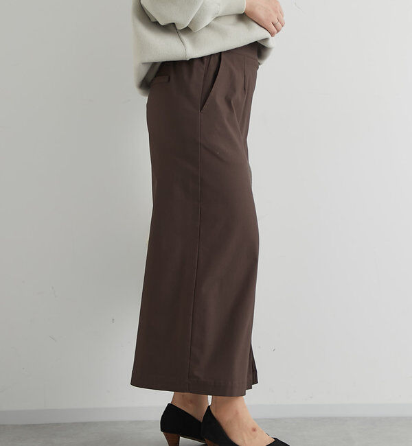  「《オールシーズン着まわせる》ストレッチナロースカート」|スカート|