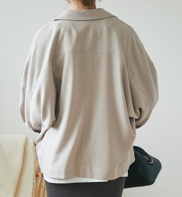 「《さっと羽織るだけ・オンオフ兼用》ドルマンテーラードジャケット」|その他|