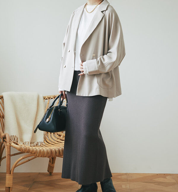  「《さっと羽織るだけ・オンオフ兼用》ドルマンテーラードジャケット」|その他|