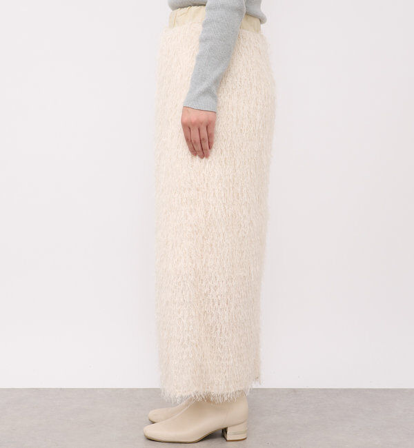  「《柔らかく肌当たり良し》カットジャガードタイトスカート」|スカート|