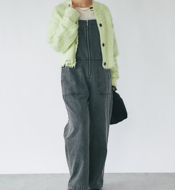  「シャギー起毛ショートカーディガン」|ニット・セーター|