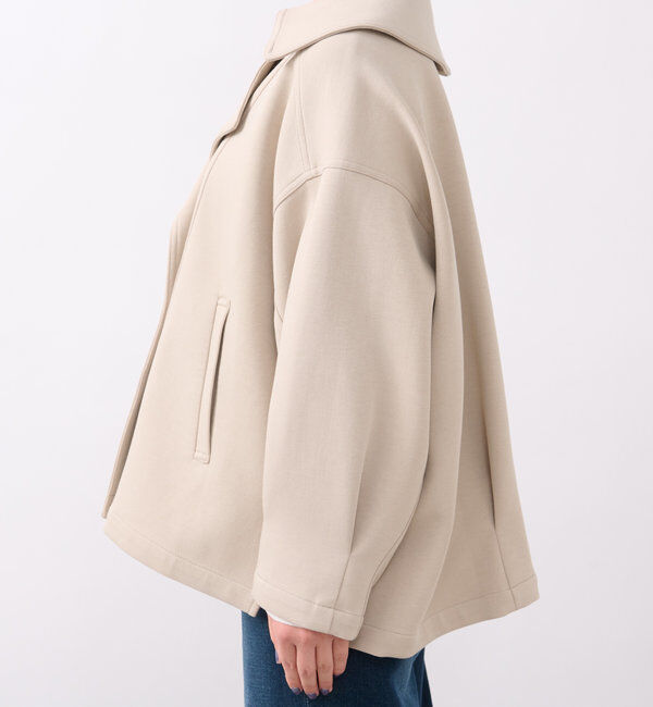  「《洗える・軽く羽織れる》ダブルフェイスショートコート」|その他|