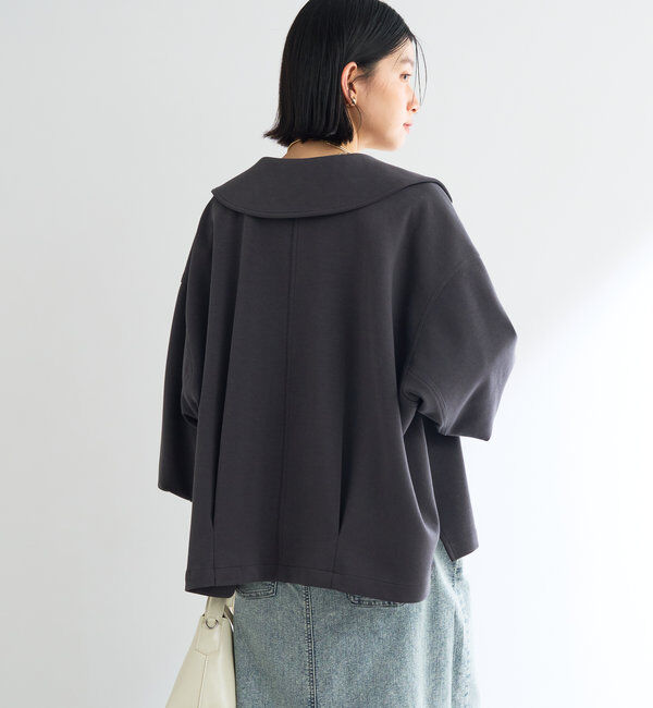  「《洗える・軽く羽織れる》ダブルフェイスショートコート」|その他|