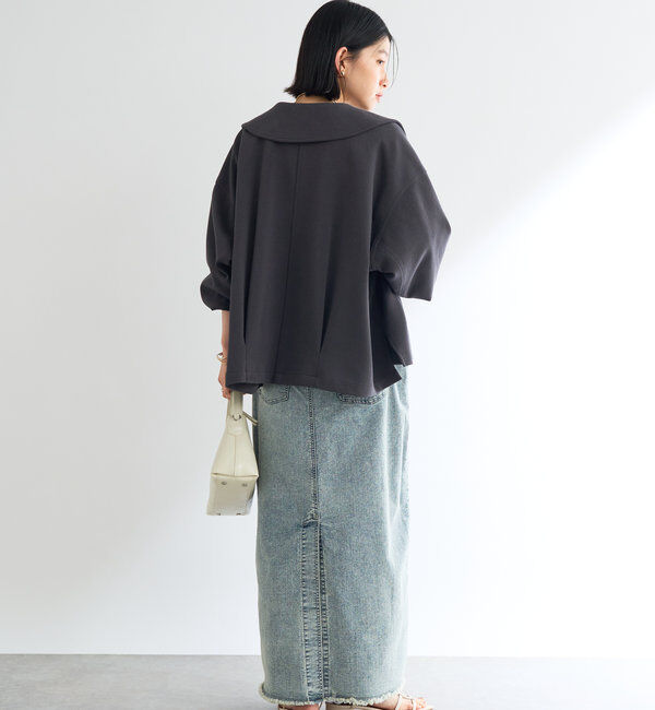  「《洗える・軽く羽織れる》ダブルフェイスショートコート」|その他|